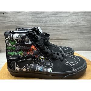 Vans Disney Sk8-Hi Womens Size 6.5 Disney 100 Villains Black Limited Sneakers